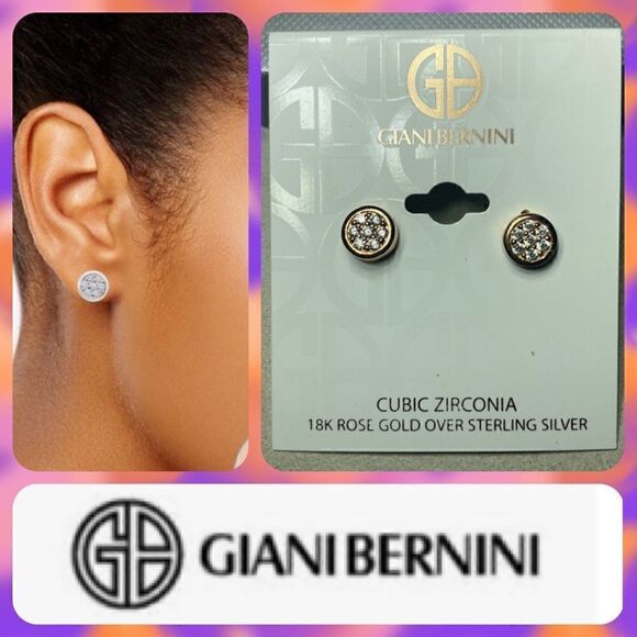 Cubic Zirconia Pavé Earrings - Picture 1 of 6